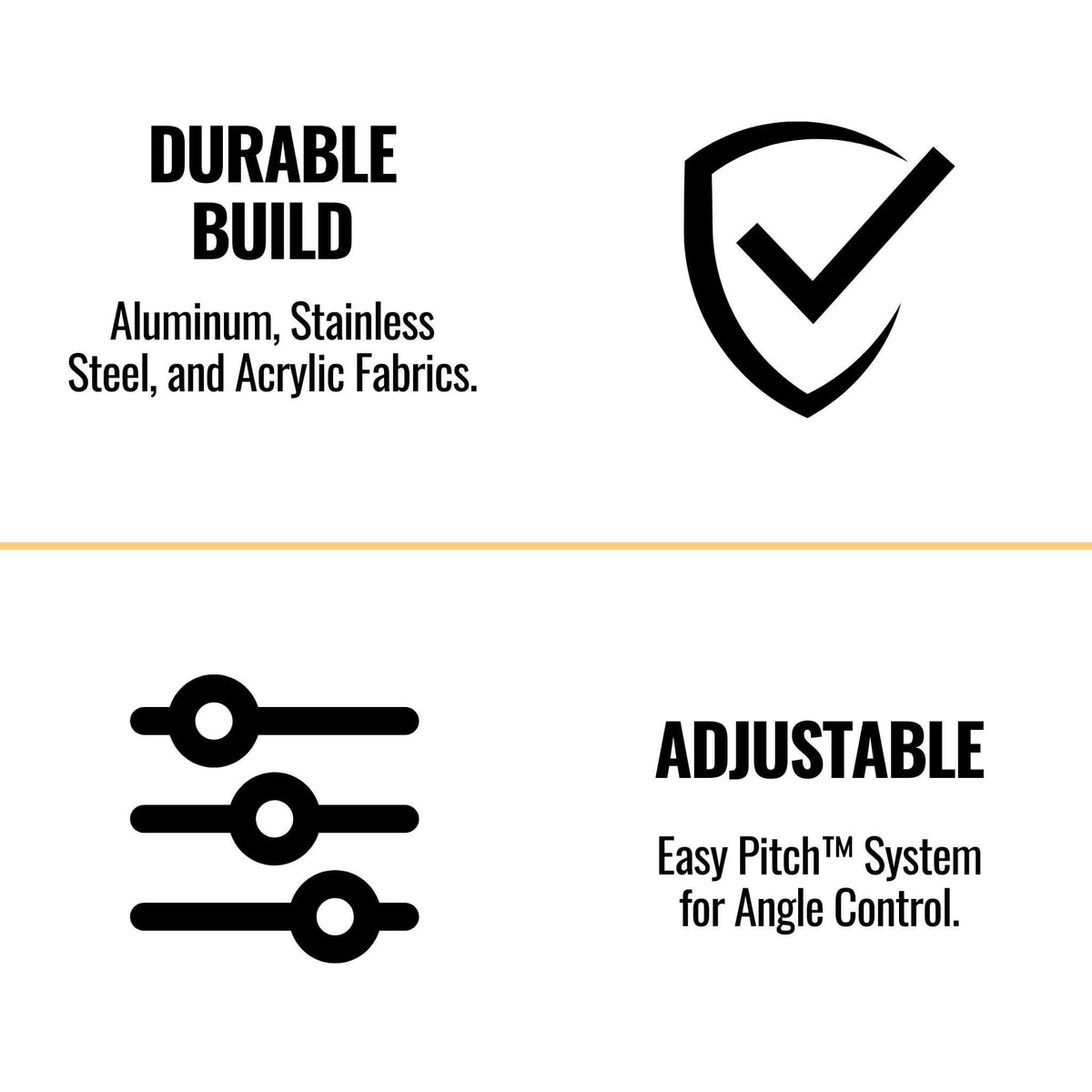 Advaning GA Series Clear Construction-Grade Tempered Glass Awning With Single Clamp
