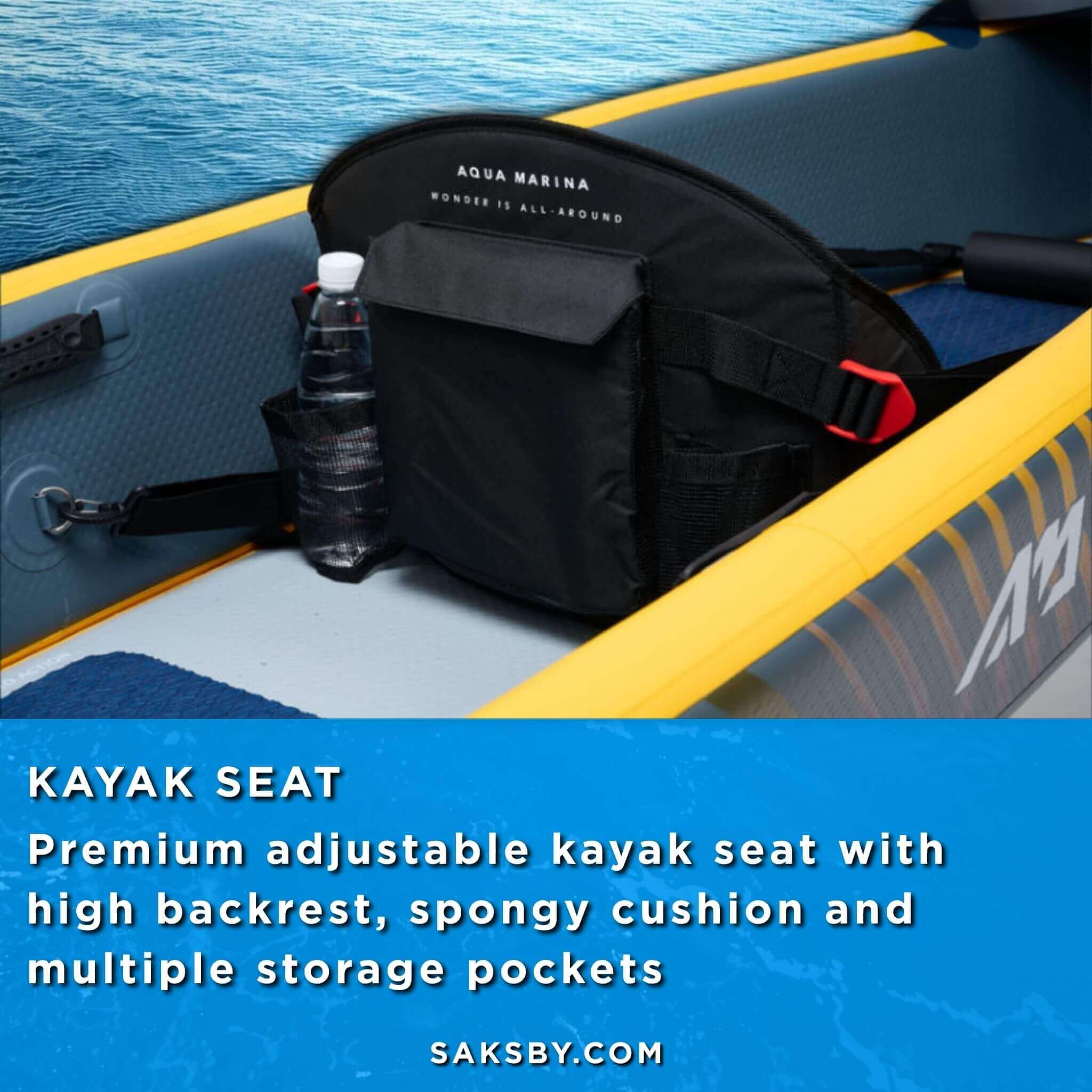 Aqua Marina Tomahawk AIR-K 440 14FT 2-Person High-Pressure Speed Inflatable Kayak