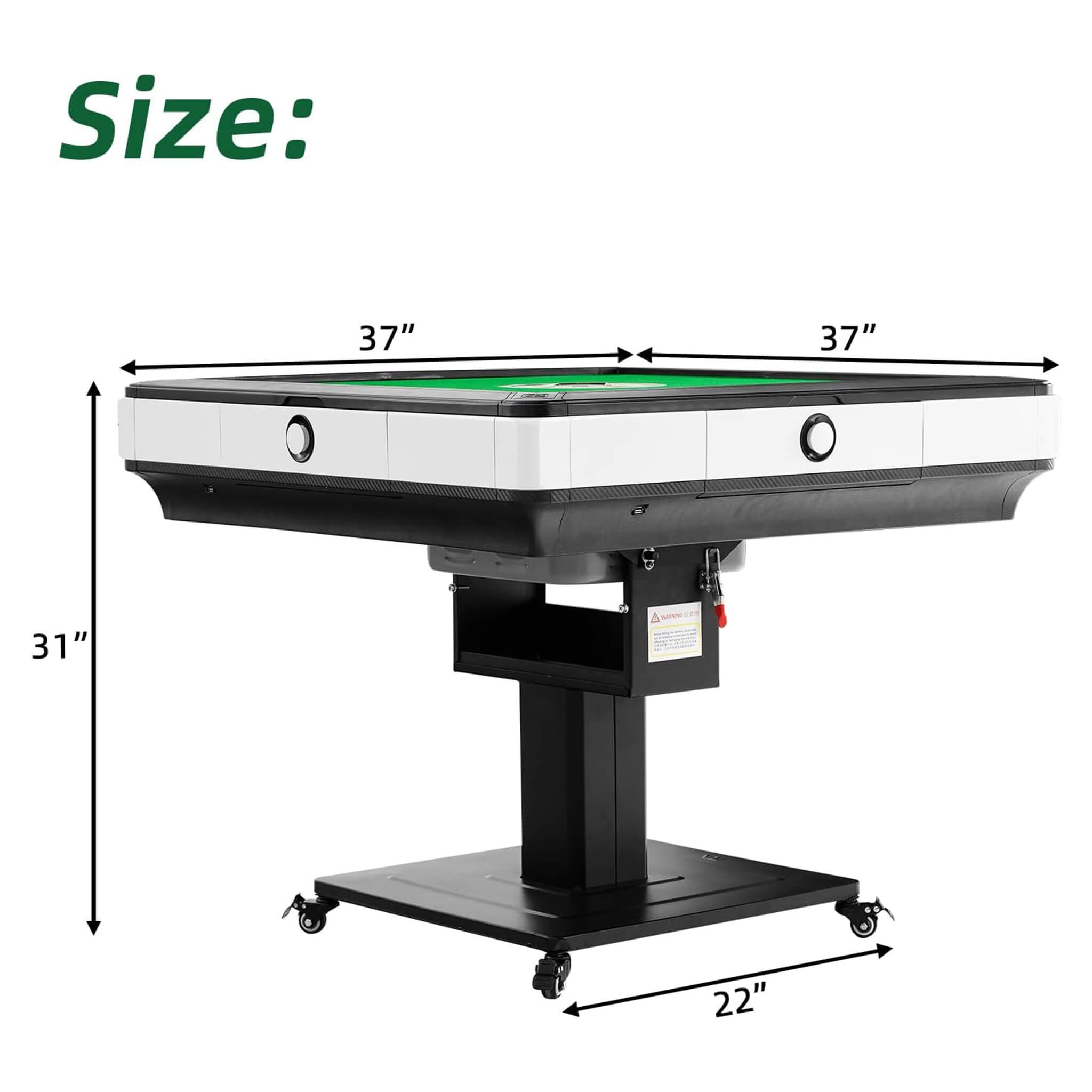 Automatic Foldable Chinese Mahjong Table Set With Two 144 Tile Sets