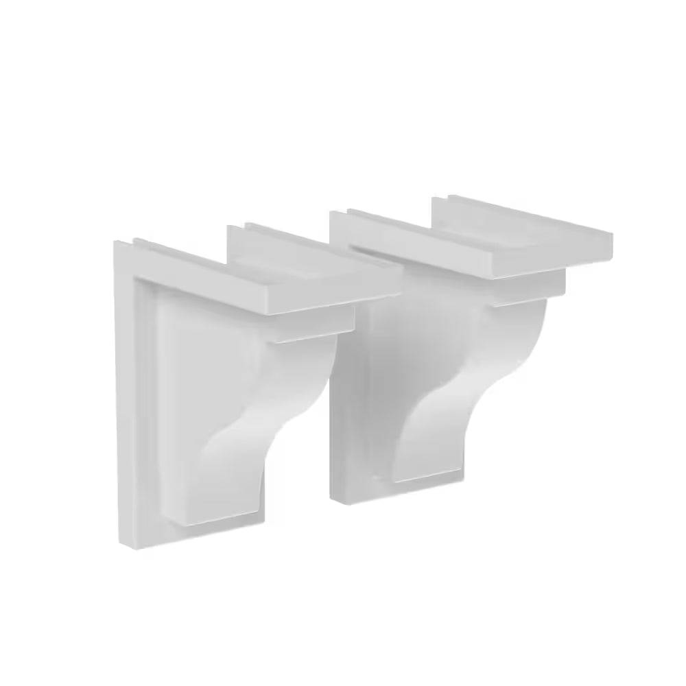 Yorkshire White Vinyl Decorative Corbel