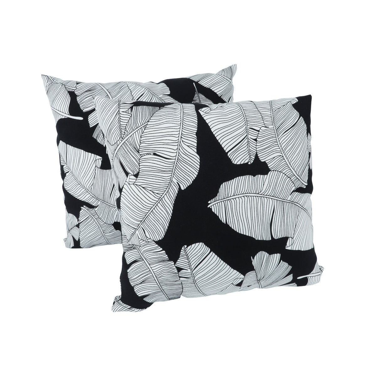 Waterproof Outdoor Throw Pillows 2 Pack with Fade-Resistant Fabric