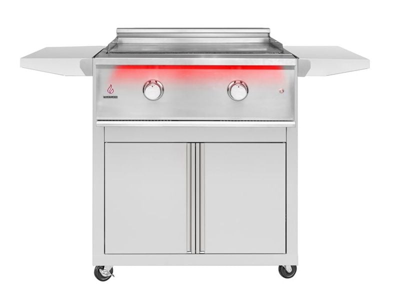 TrueFlame 30-Inch Freestanding Gas Commercial Style Flat Top Griddle