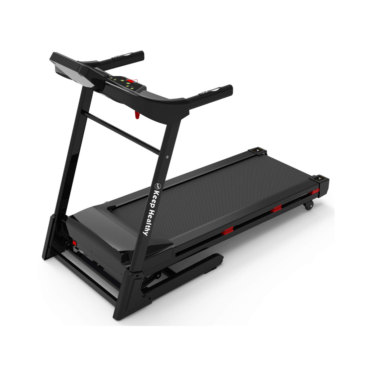 Compact 3.5HP Foldable Electric Treadmill With Bluetooth, LCD Display & 12 Pre-Set Running Programs