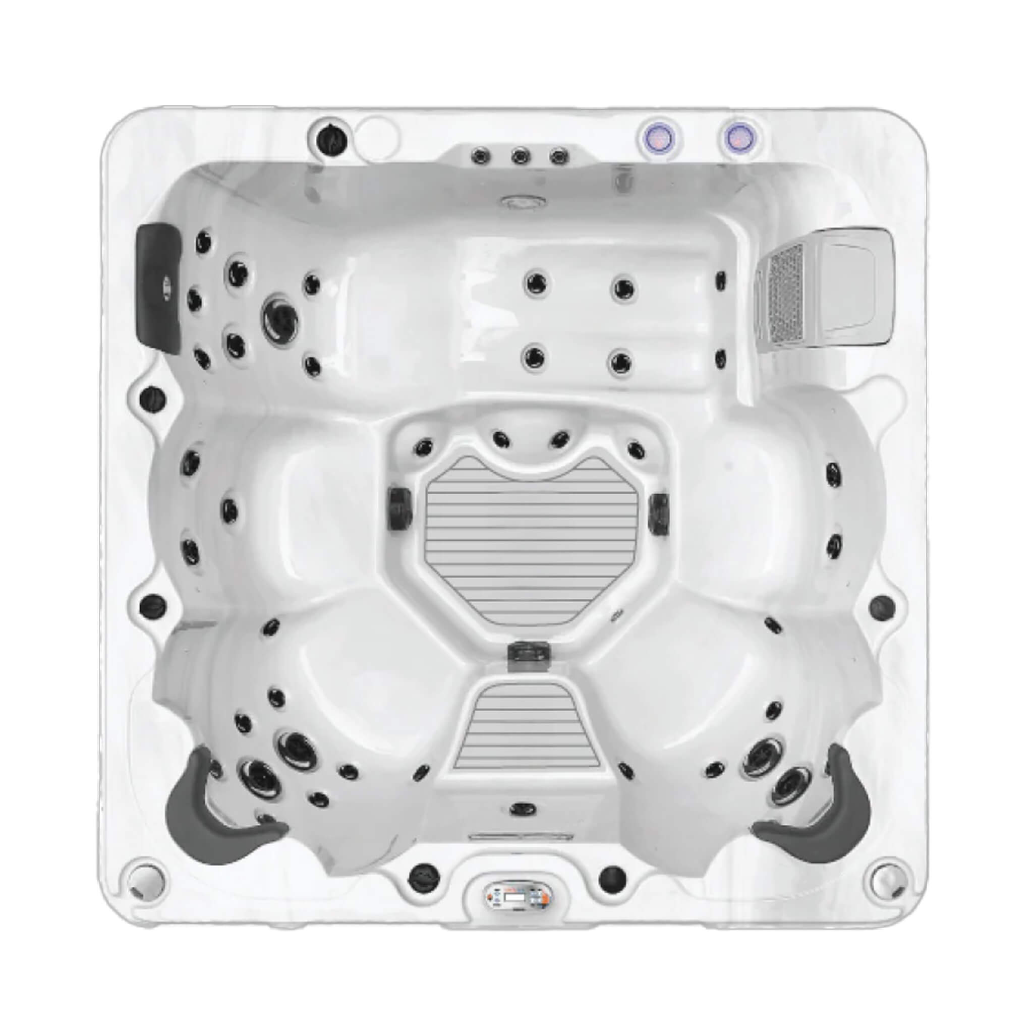 CSC Kansas 6-Person 240V Luxury 46-Jet Spa With Glacier Filtration