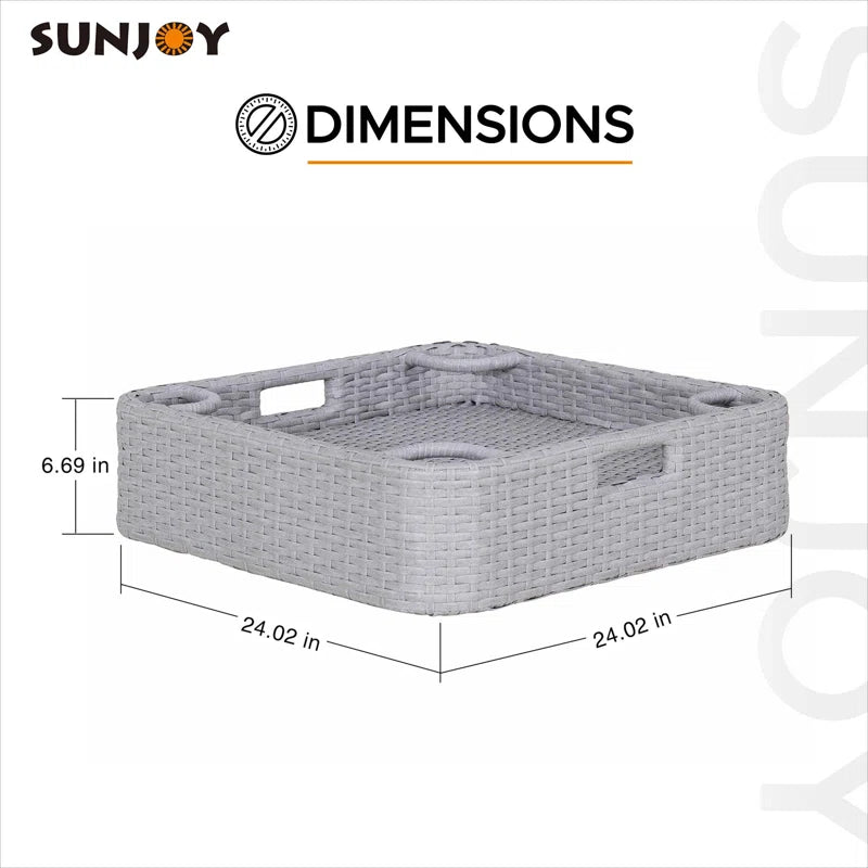 10'X10' Pool Float with Canopy,Hand Carry Bag and Tray,Steel and Aluminum Frame Floating Tent,Sun Protection,Uncompromising Quality Guaranteed