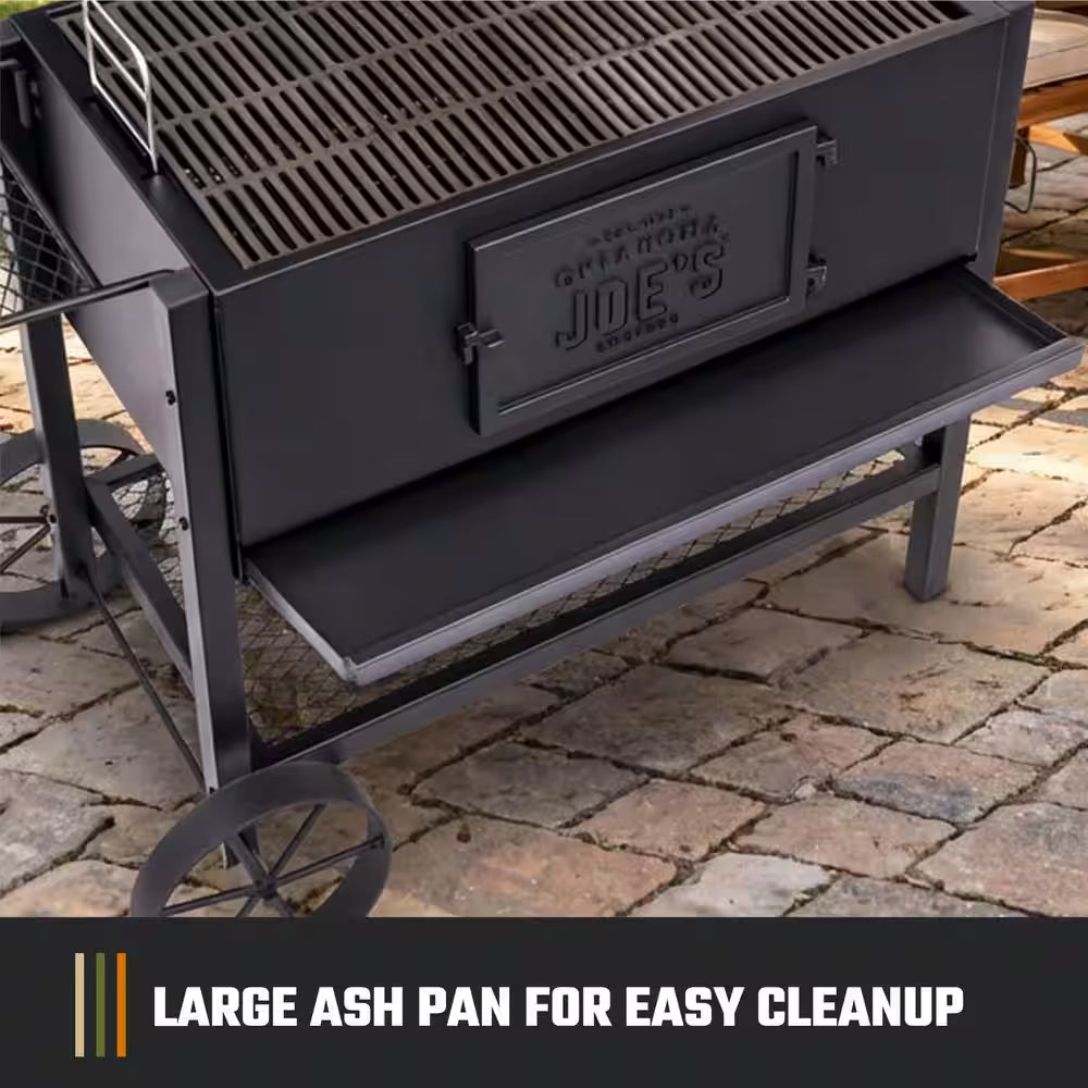Judge Charcoal Smoker and Grill with 540 Sq. In. Cooking Area in Black
