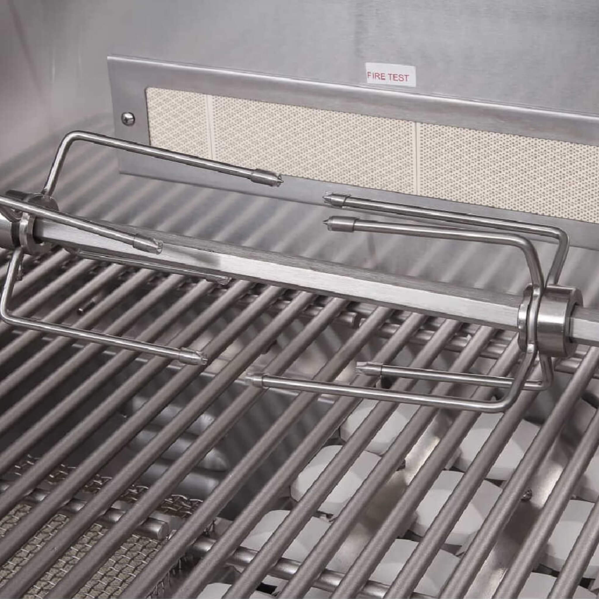 Edgestar 89K BTU 42-Inch Wide Natural Gas Freestanding Grill Cart With Rotisserie And Lighted Knobs (SAK56935)