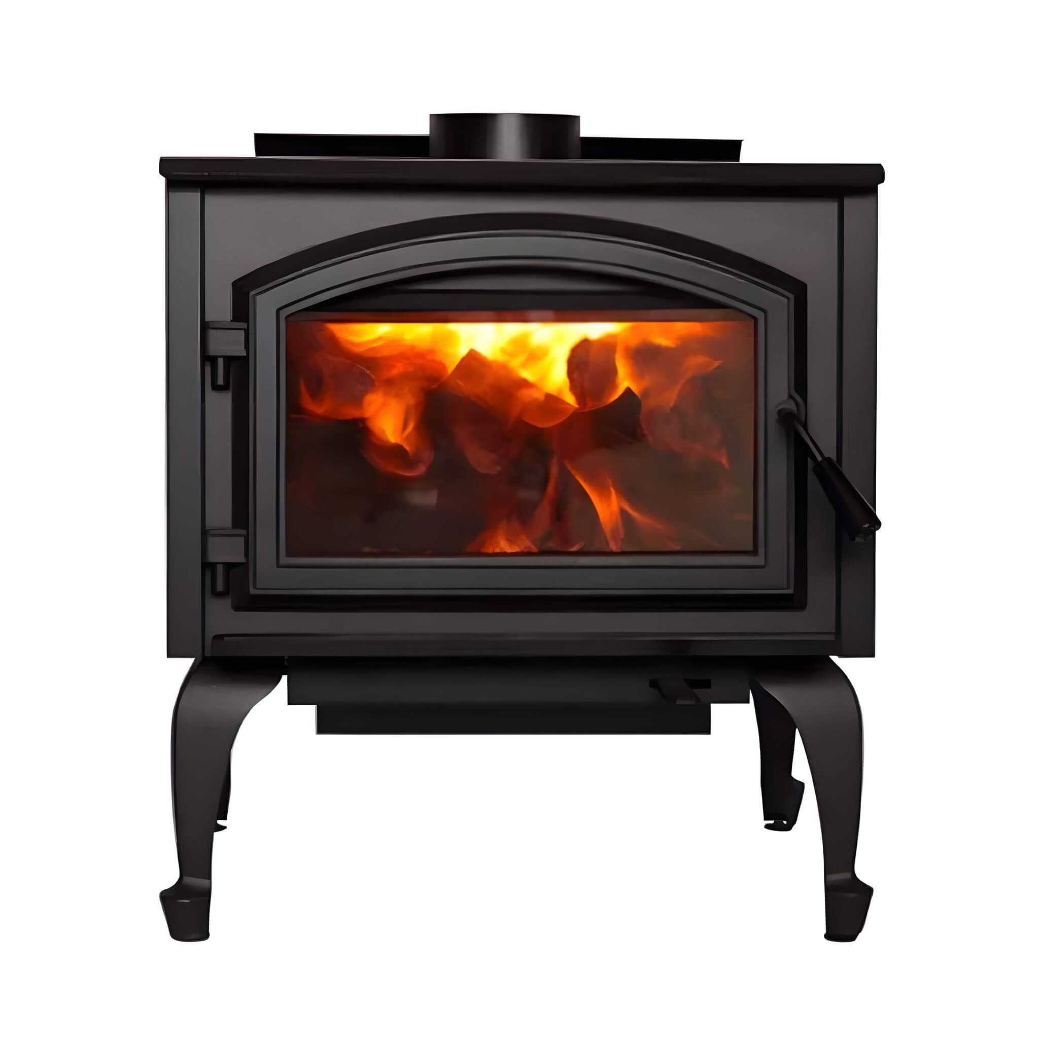 Empire Stove Gateway 2300 26" Freestanding Metallic Black Wood Burning Fireplace