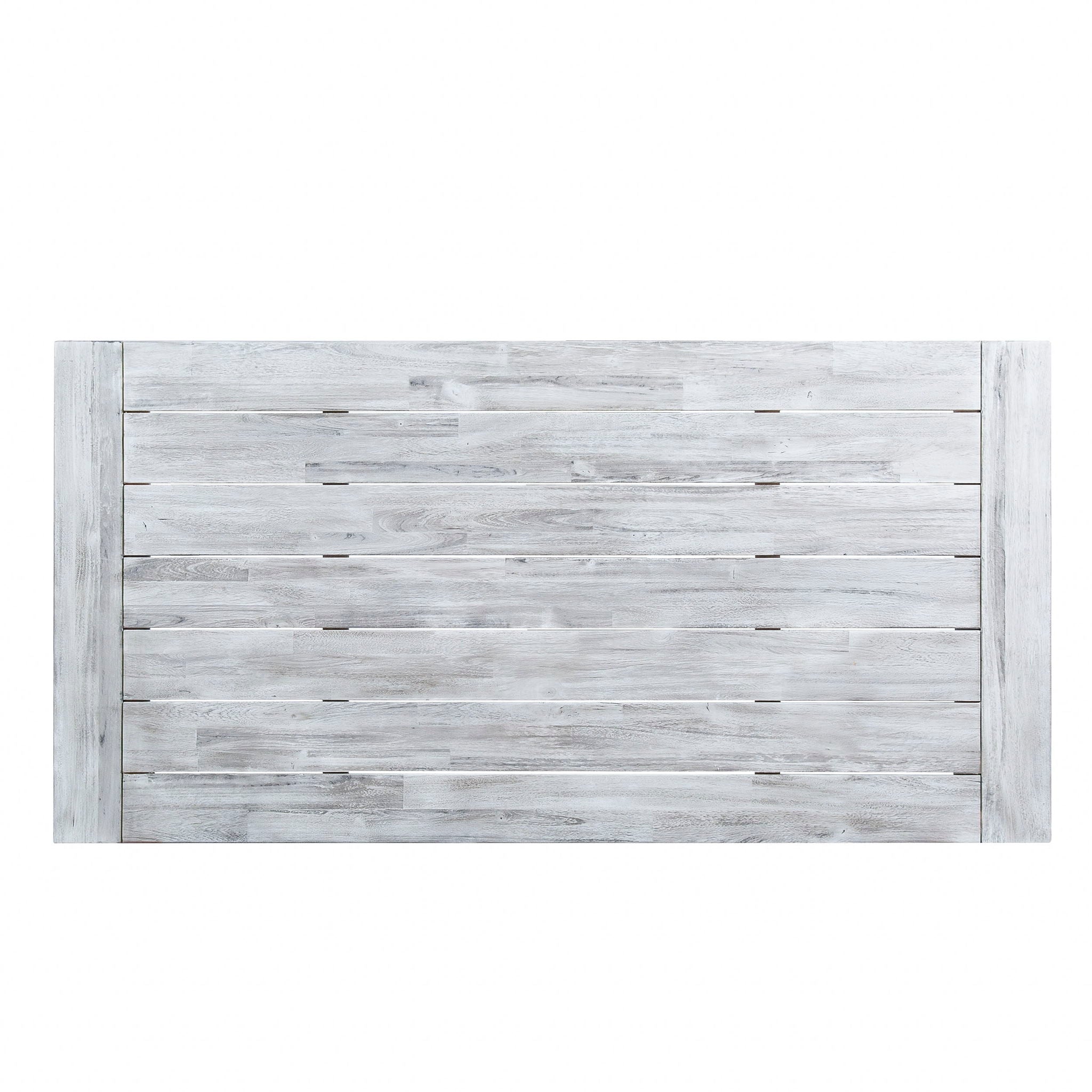 Outdoor Sandblast Finish Acacia Wood Dining Table