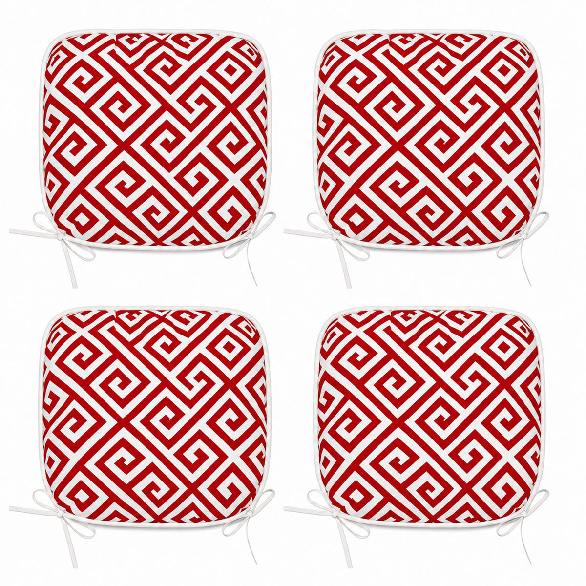 Water-Repellent U-Shape Outdoor Chair Cushions - Set of 4
