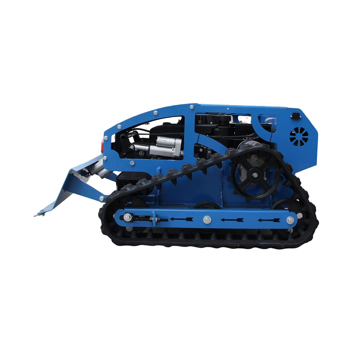 Heavy-Duty 21-Inch 9HP Commercial Remote-Controlled Robotic Lawn Mower With Tracks And Plow