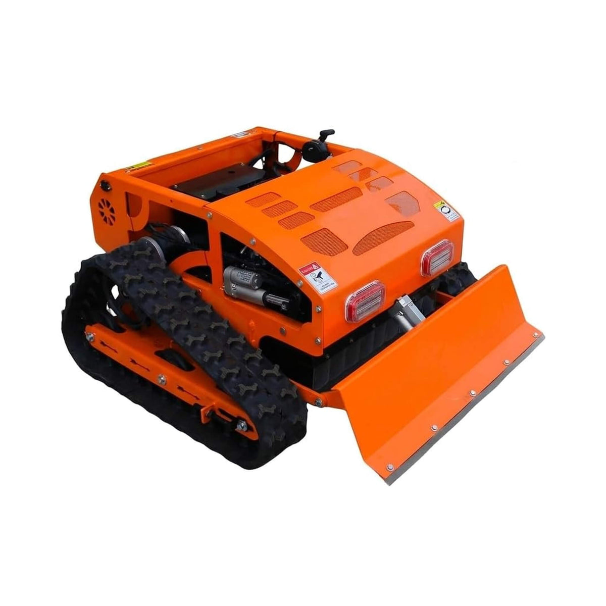 Heavy-Duty 21-Inch 9HP Commercial Remote-Controlled Robotic Lawn Mower With Tracks And Plow