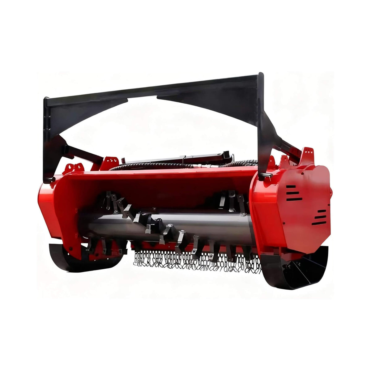 Heavy-Duty 46-Inch Drum Forestry Skid Steer Mulcher Attachment