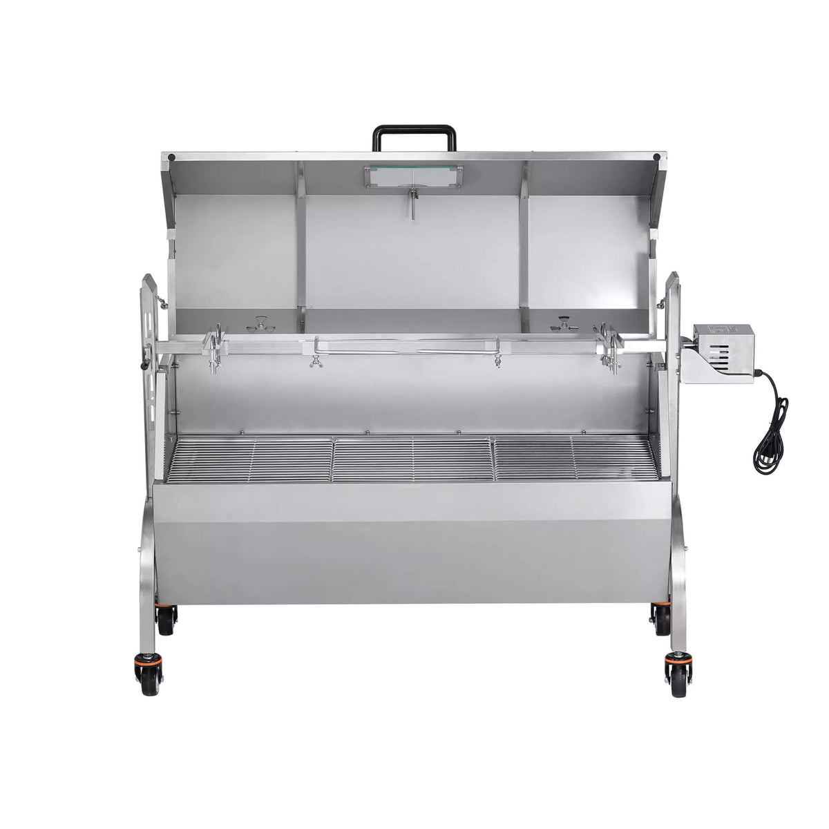 Heavy-Duty 52W Spit Roaster Rotisserie BBQ Grill For Pig, Lamb And Chicken