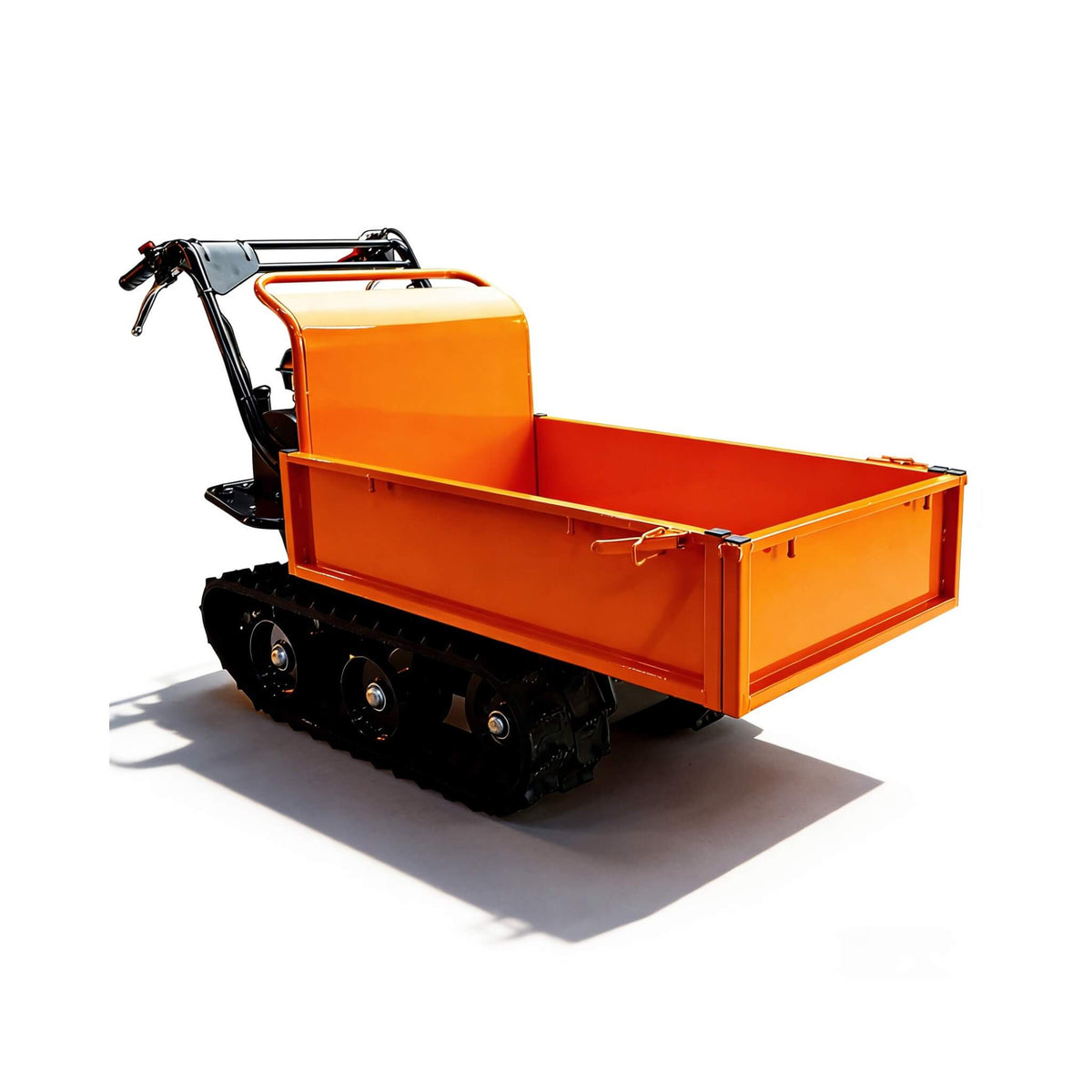 660LBS Heavy-Duty 6.5HP 208CC Gas-Powered Track Barrow