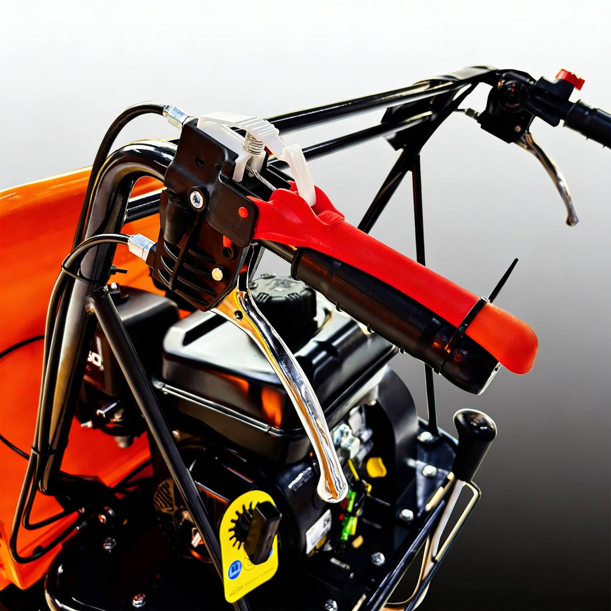 660LBS Heavy-Duty 6.5HP 208CC Gas-Powered Track Barrow