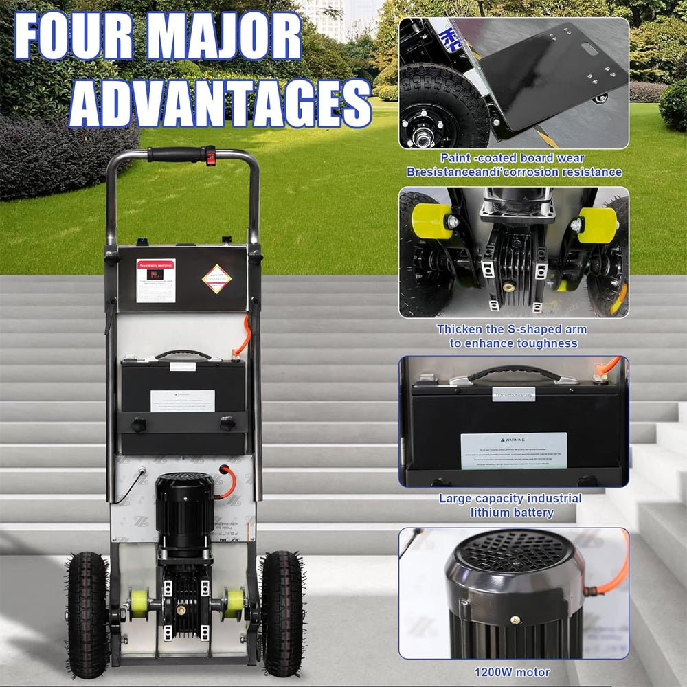 Heavy-Duty 880LBS Electric Motorized Stair Climbing Hand Truck Dolly