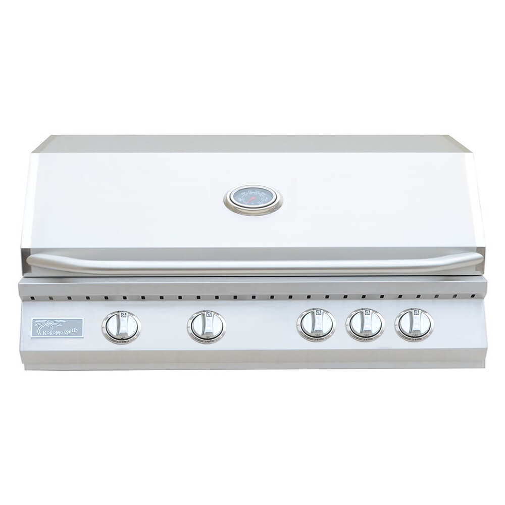KoKoMo Grills 32" Heavy Duty 60K BTU LP/NG 4 Burner Built-In Stainless Steel Gas Grill