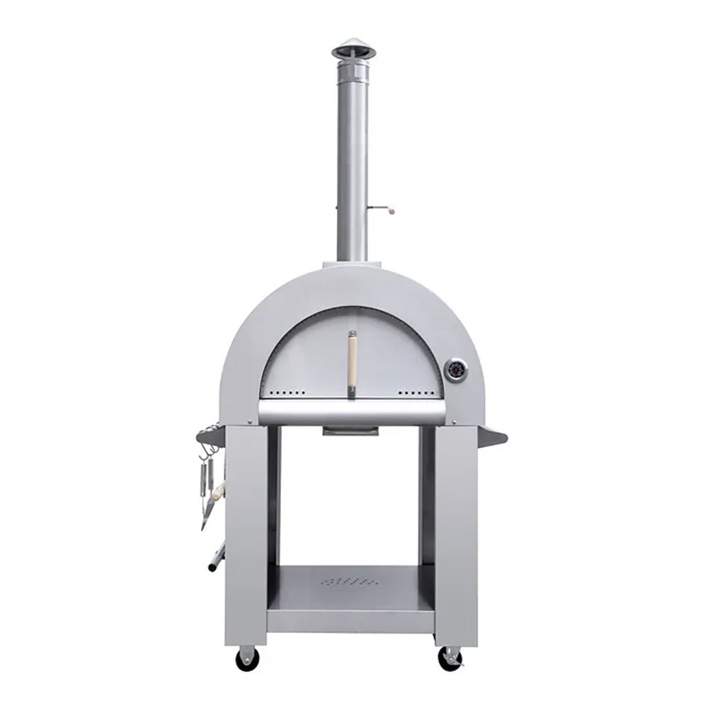 KoKoMo Grills Premium 32-Inch Stainless Steel Wood Fired Pizza Oven