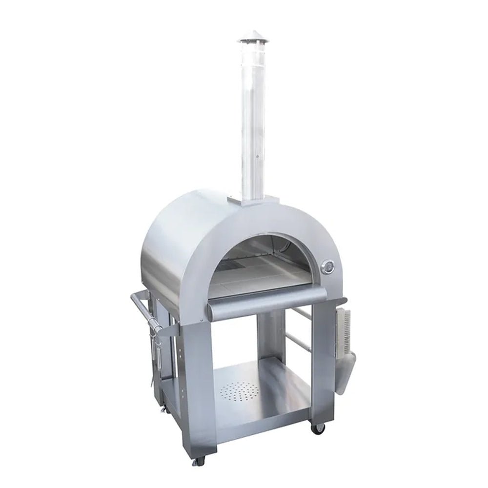 KoKoMo Grills Premium 32-Inch Stainless Steel Wood Fired Pizza Oven
