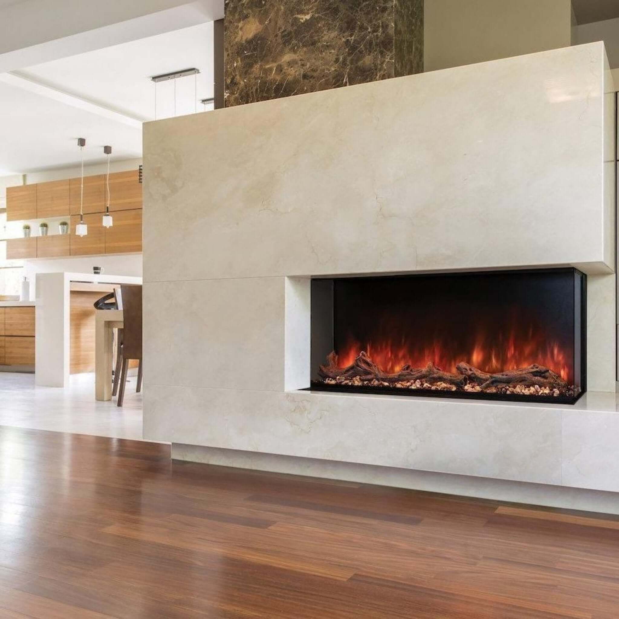 Modern Flames Landscape Pro Multi 120-Inch Linear Multi-Sided Electric Fireplace