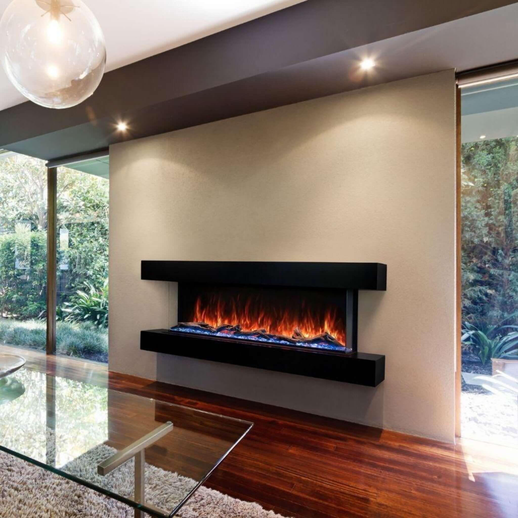 Modern Flames Landscape Pro Multi 120-Inch Linear Multi-Sided Electric Fireplace
