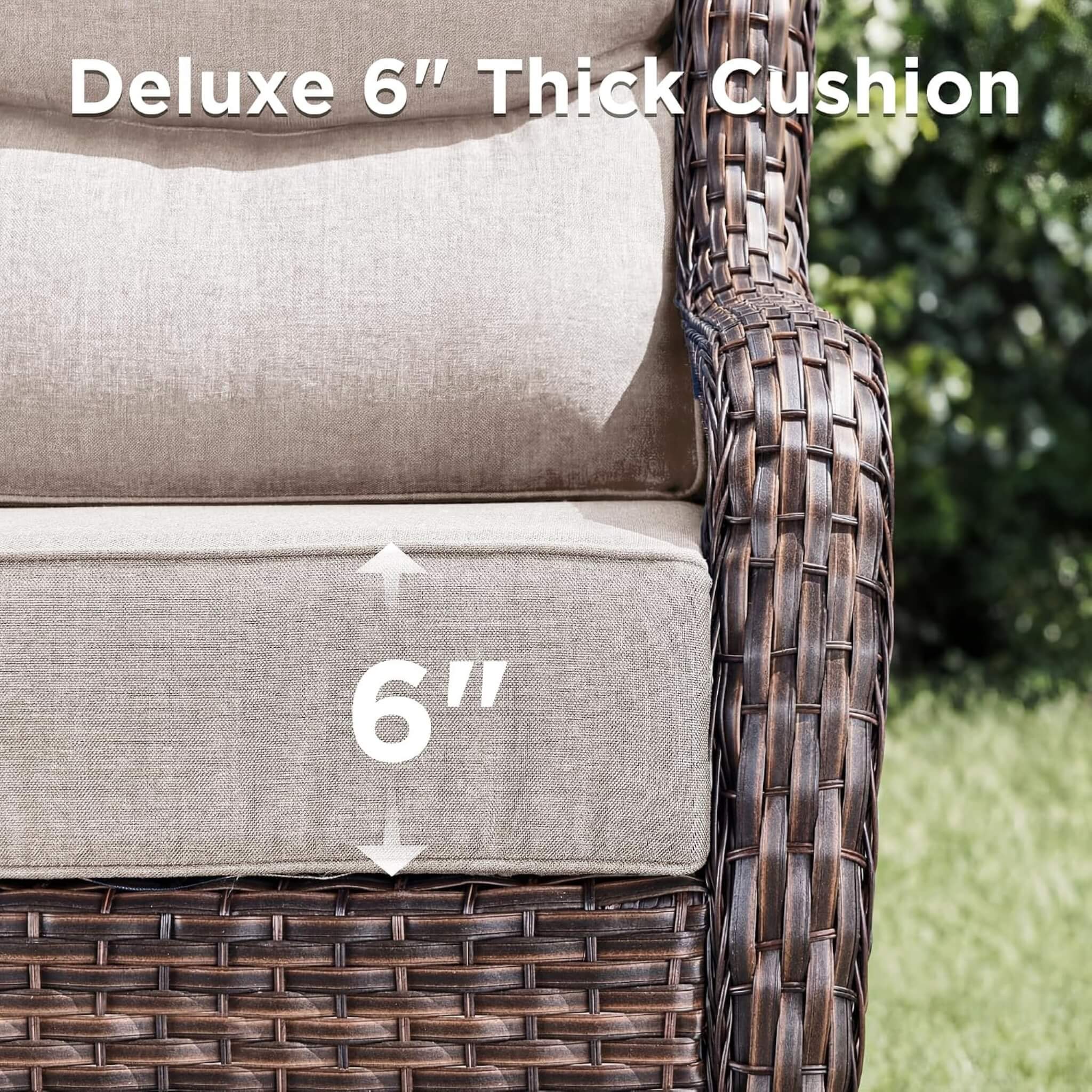 Alora Luxury 10-Piece All-Weather Outdoor Patio Furniture Set With Fire Pit Table