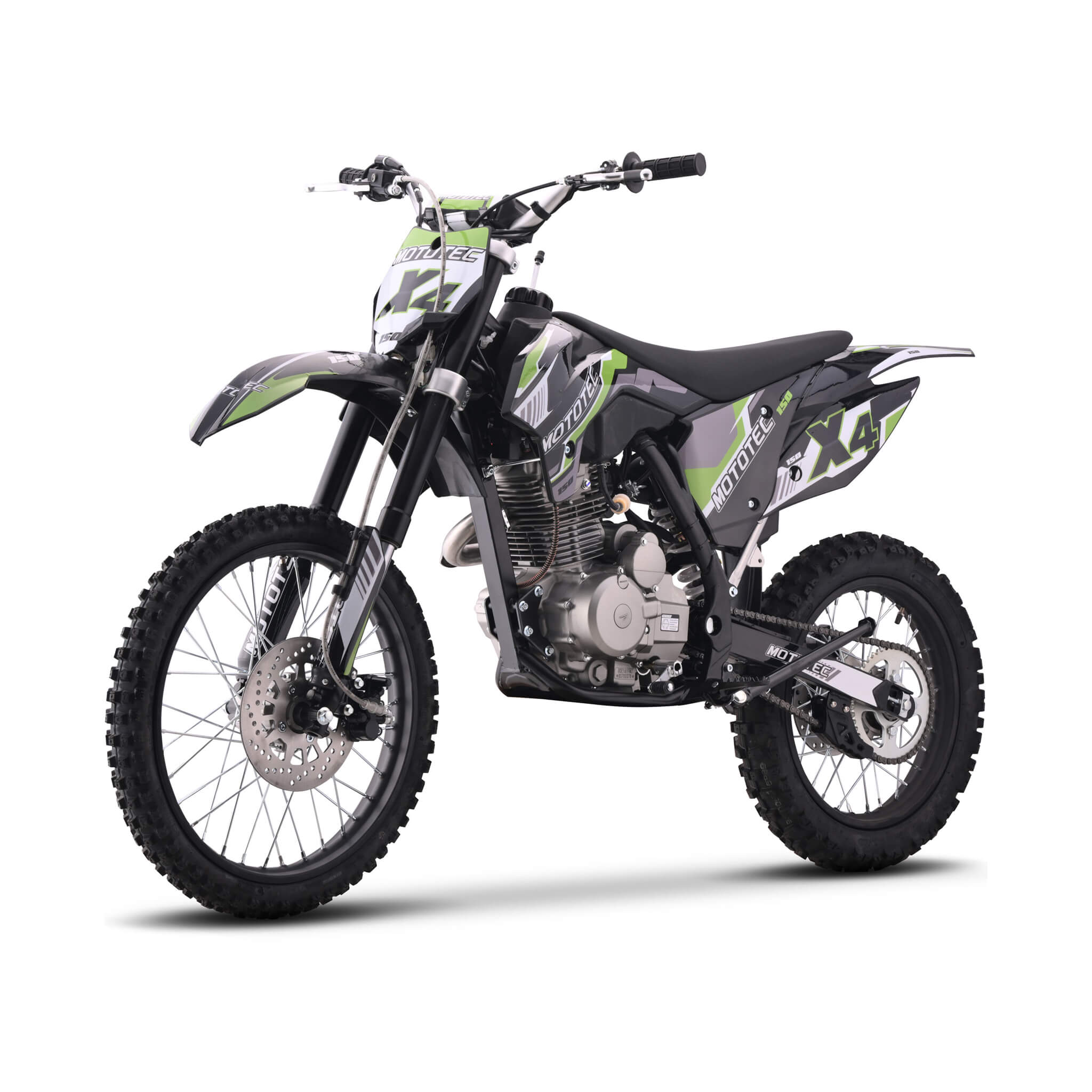 MotoTec X4 150CC 4-Stroke High-Performance Gas-Powered Dirt Bike