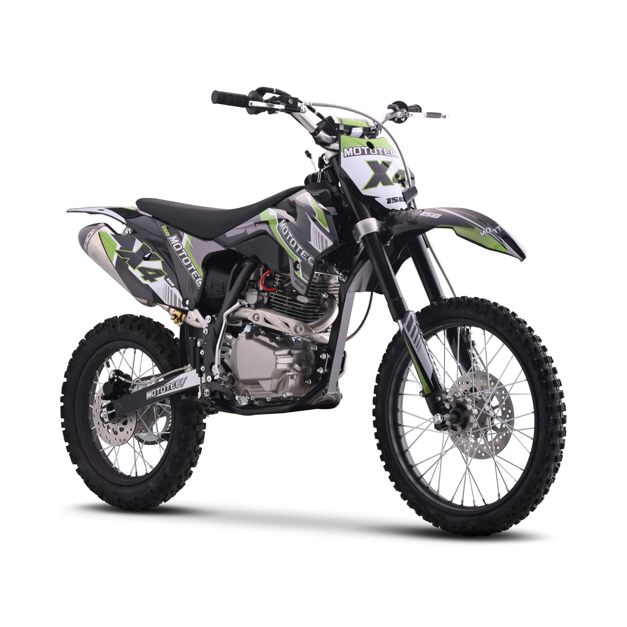MotoTec X4 150CC 4-Stroke High-Performance Gas-Powered Dirt Bike