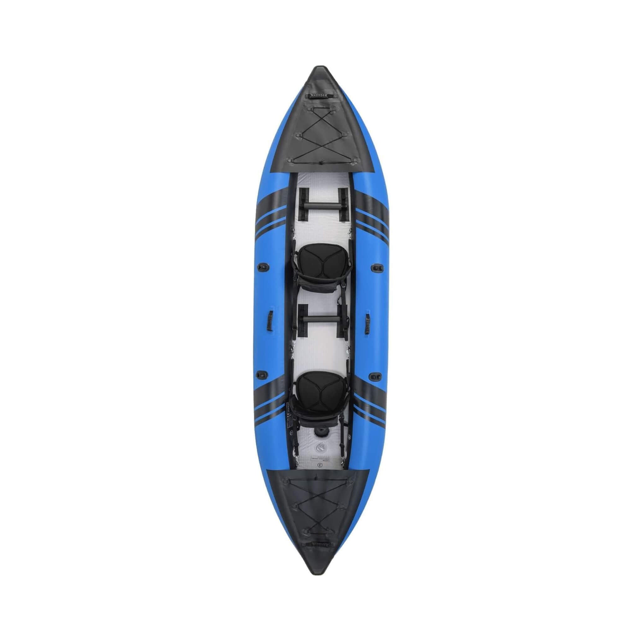 Premium 12FT 2-Person Inflatable Tandem Kayak Kit With Pump And Paddles