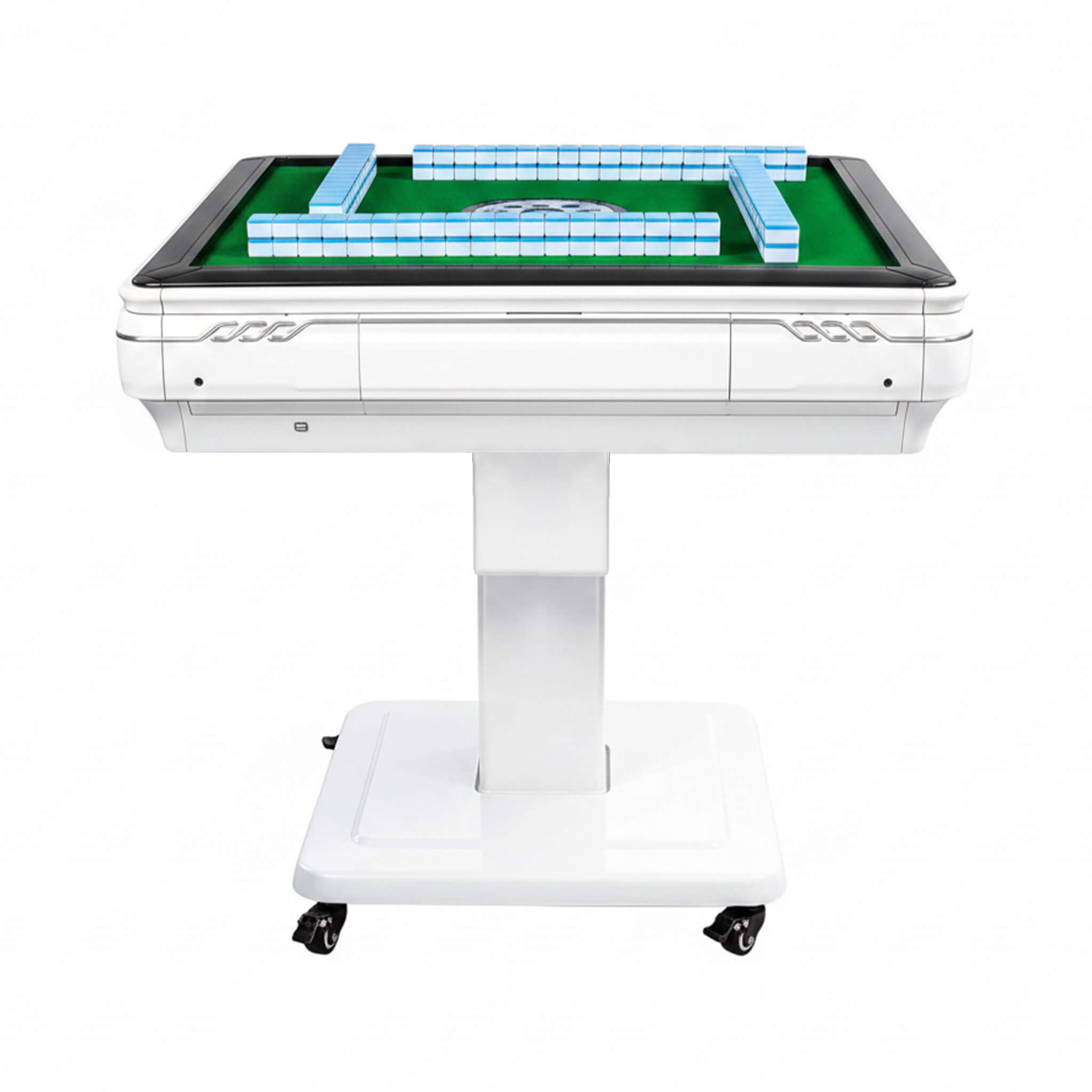 Premium Foldable 4-Player Automatic Mahjong Table With 2 Tile Sets