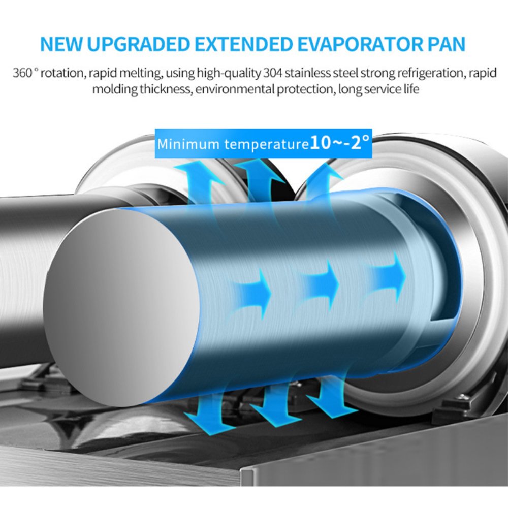 Premium Stainless Steel Margarita Frozen Drink Double Tank Slushy Maker Machine, 30L (SAK48253)