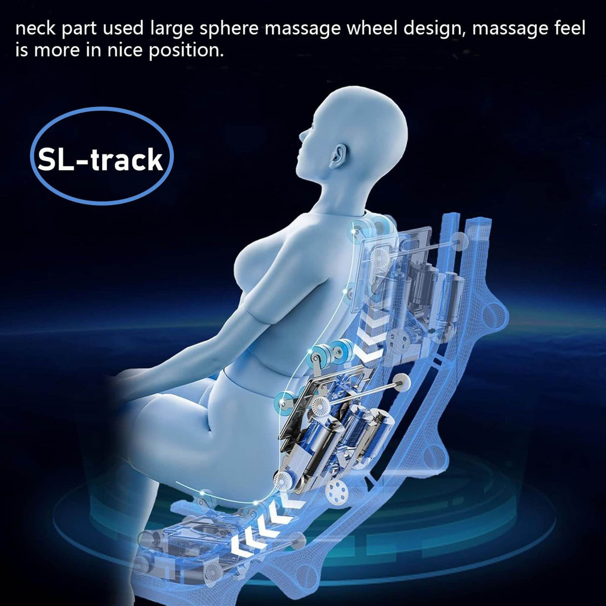 Equinox Premium Zero-Gravity Full-Body Multifunction Massage Chair With Auto Body Scan