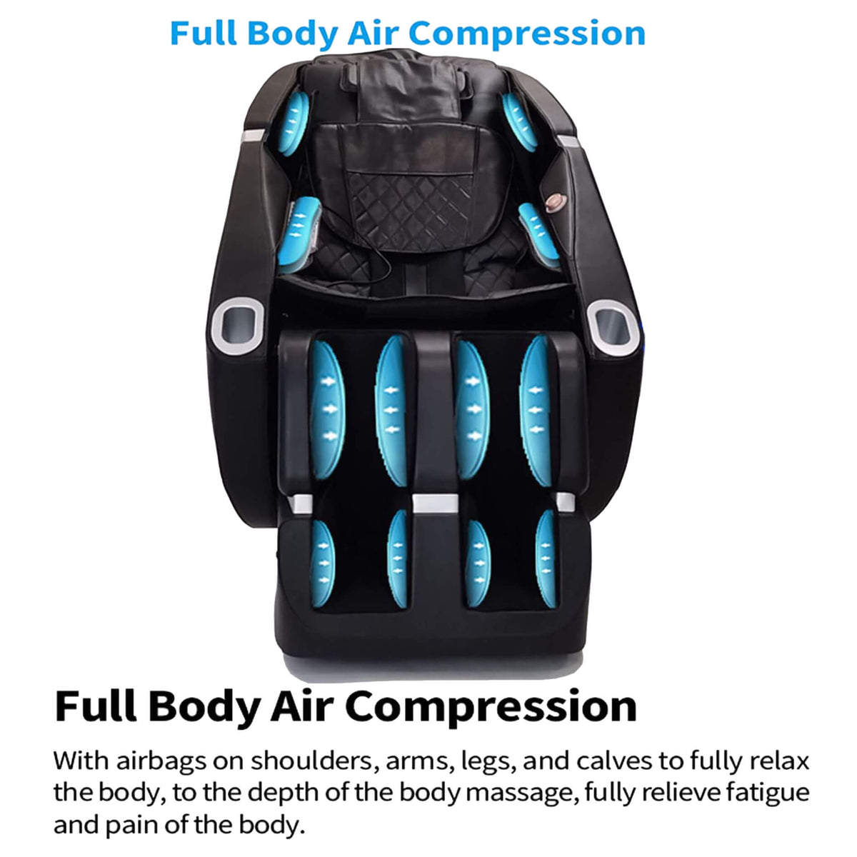 Equinox Premium Zero-Gravity Full-Body Multifunction Massage Chair With Auto Body Scan