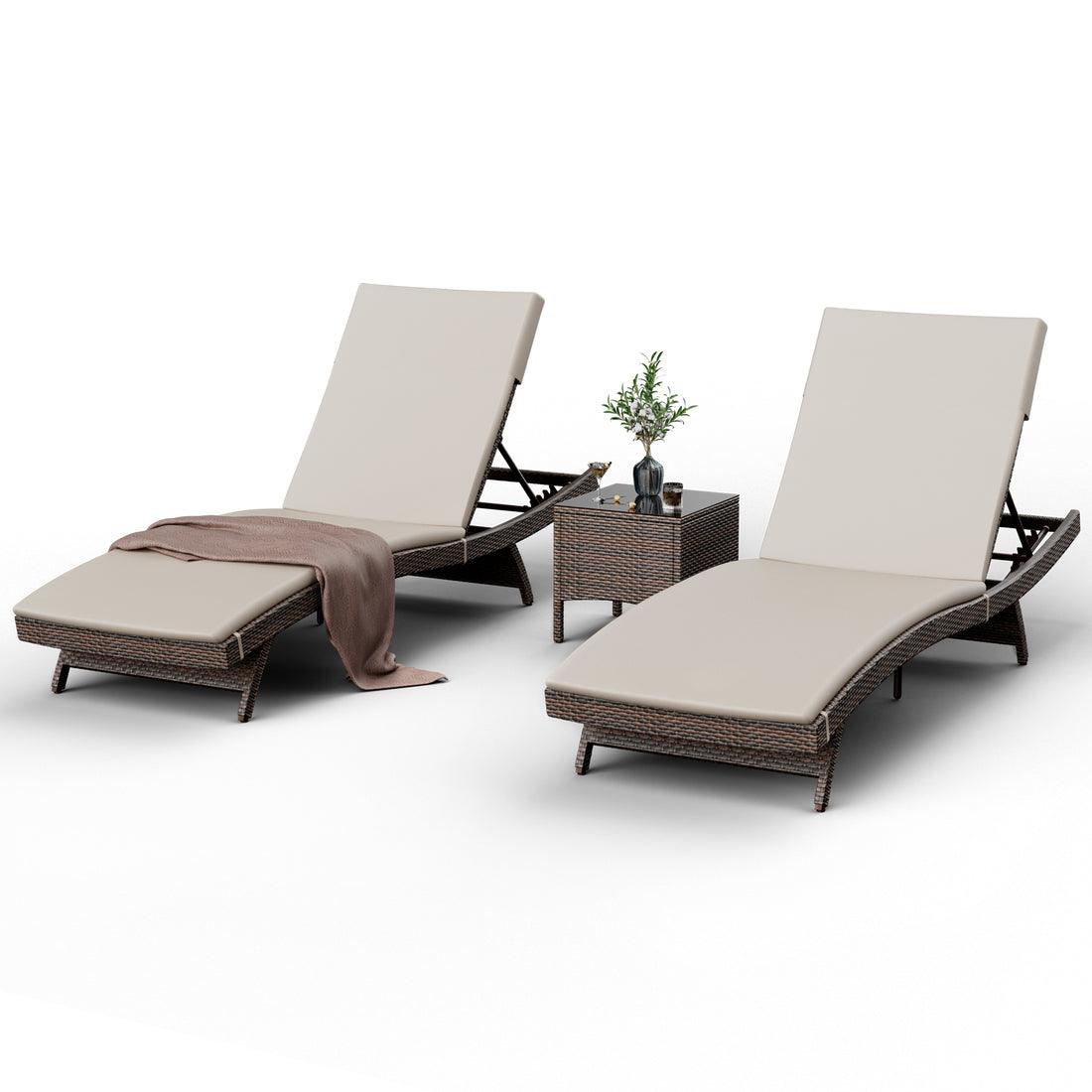 Axis Chaise Lounge Set