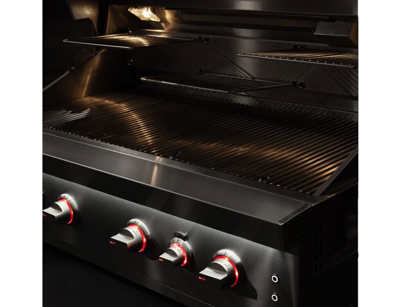 Summerset Quest 36-Inch 3-Burner Built-in Gas Grill with Rear Infrared Burner, Rotisserie Kit & Drop-In Griddle Plate