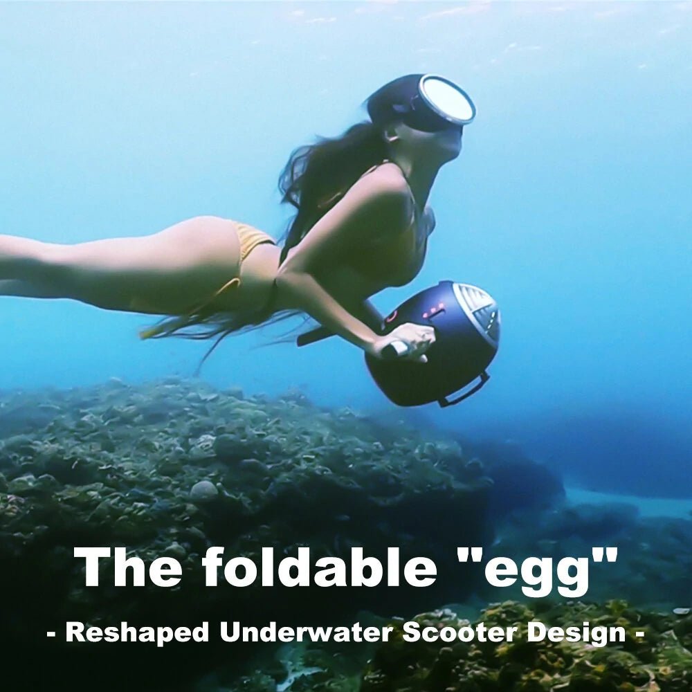 RBS WARP 10 630W 3-Speed Underwater Sea Scooter For Scuba Diving And Snorkeling