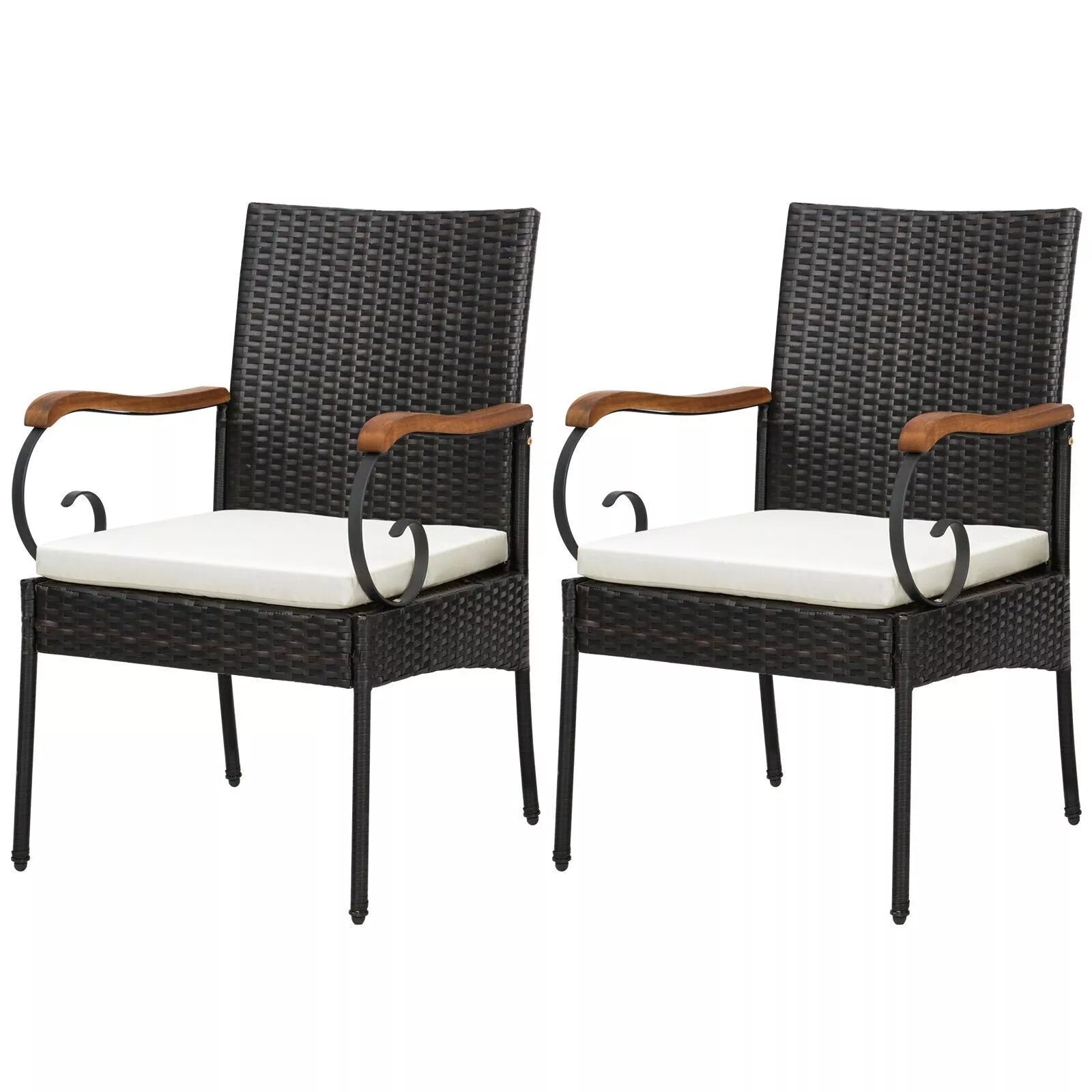 Mclean Rattan Garden Chair (Set of 2)