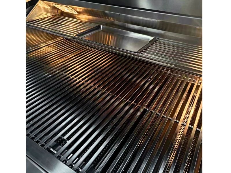 TrueFlame 40-Inch 5-Burner Built-In Grill with Rear Infrared Burner and Grill Lights