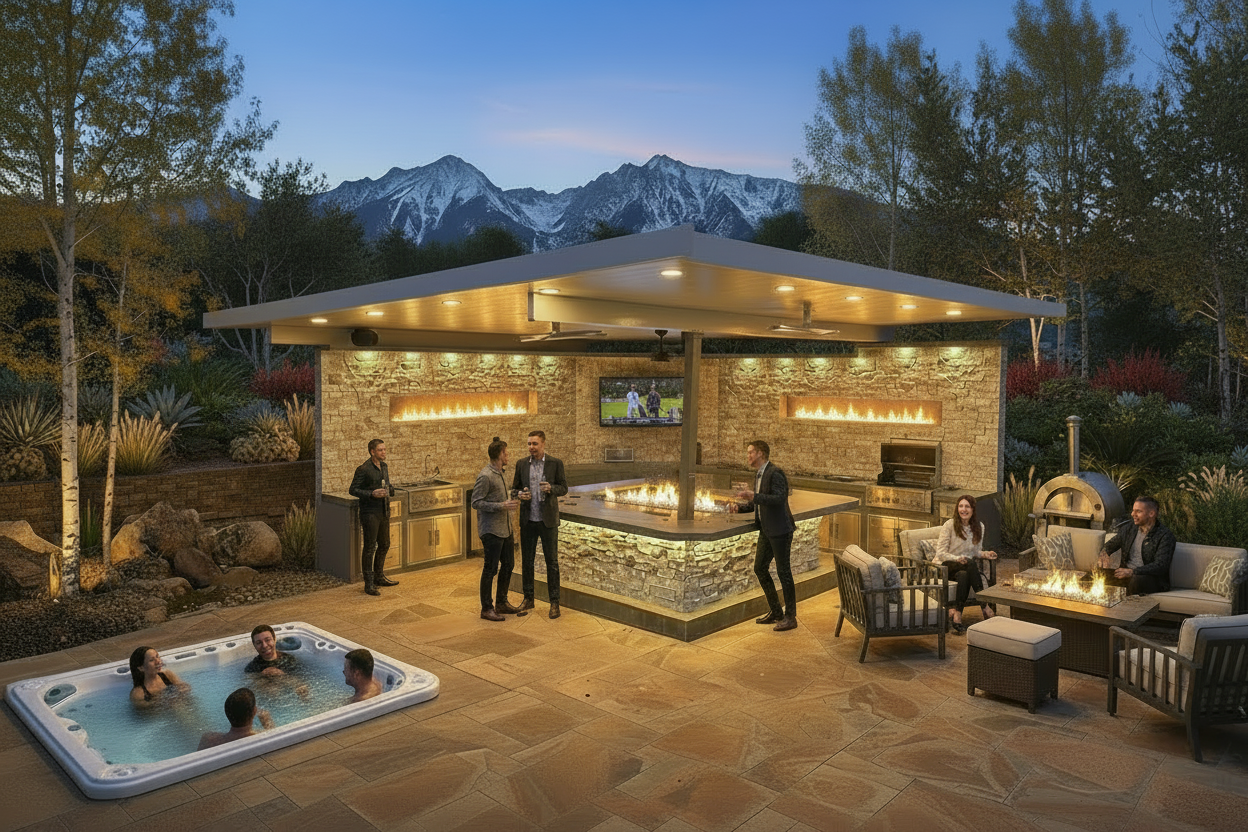 KoKoMo Luxury Outdoor Kitchen BBQ Island - Custom Built Premium Cooking Station for Your Backyard