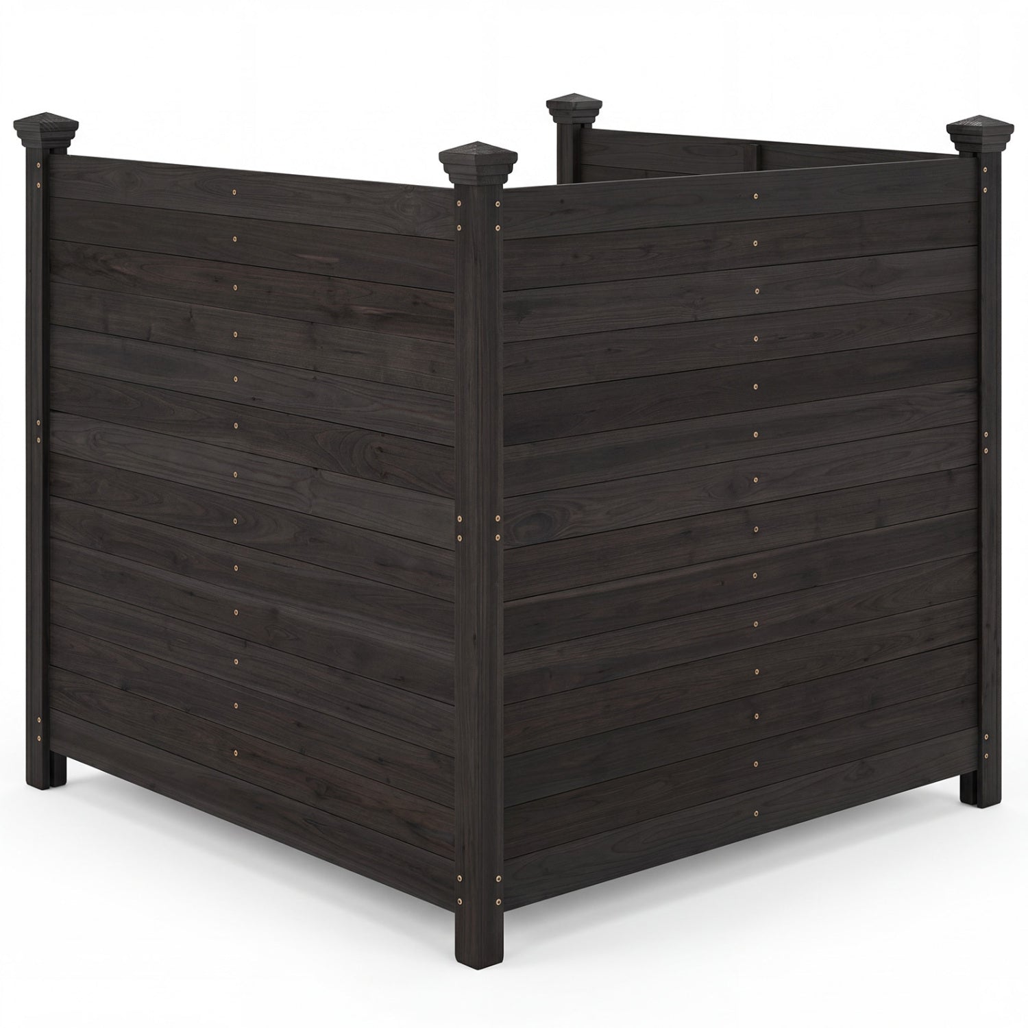 3-Panel Outdoor Privacy Fence for AC Units & Equipment