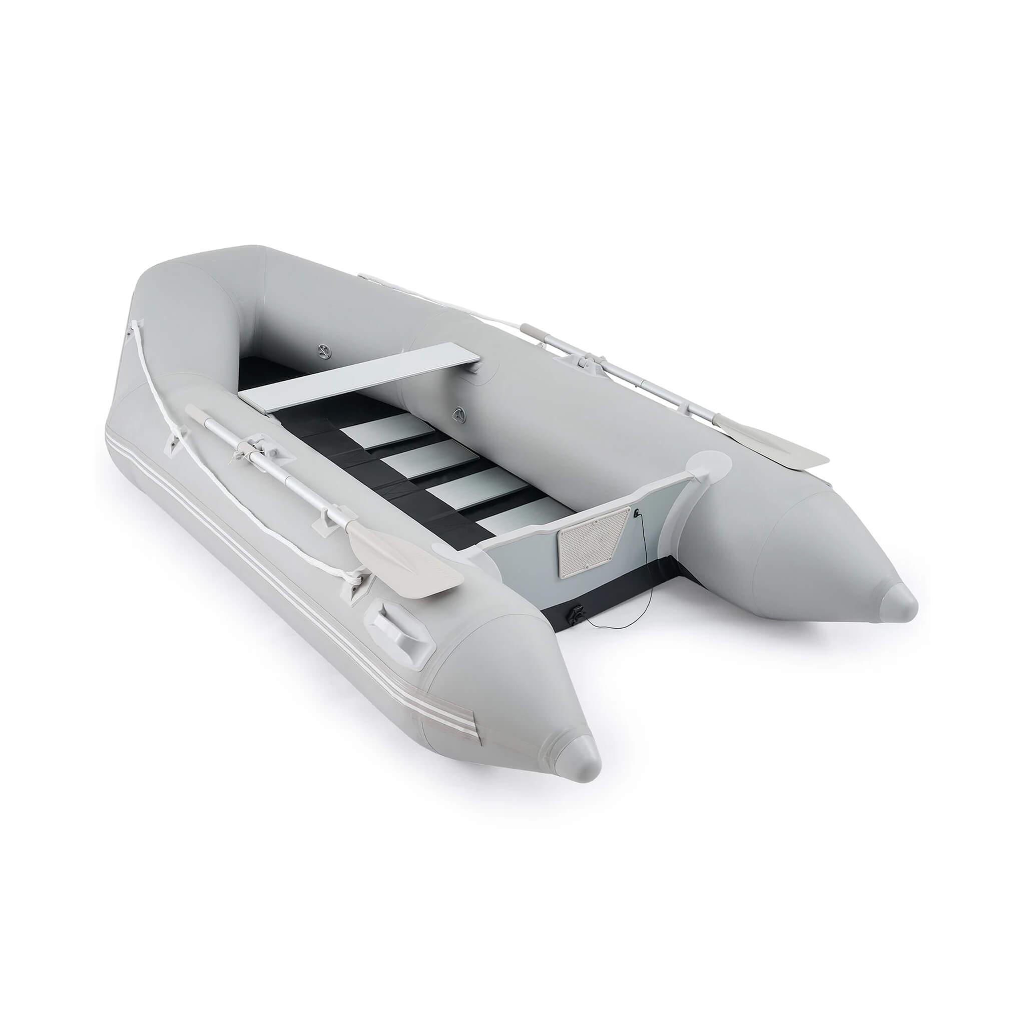 Virtue US 10FT 4-Person Heavy-Duty Inflatable Dinghy Transom Sport Tender Boat