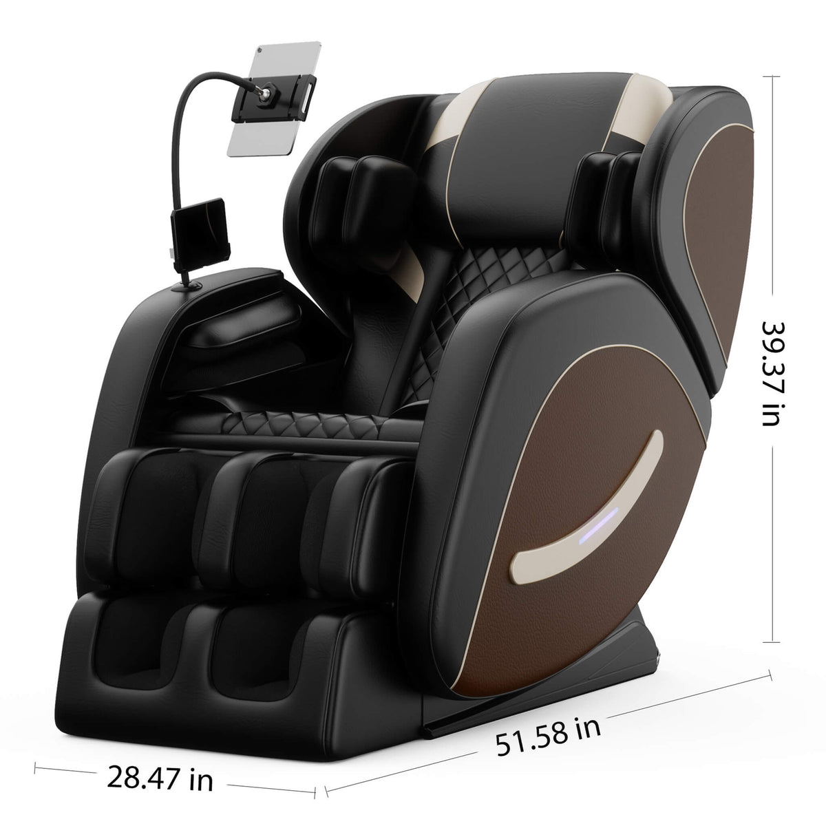 Sovereign Zero-Gravity Massage Chair With Six Massage Rollers