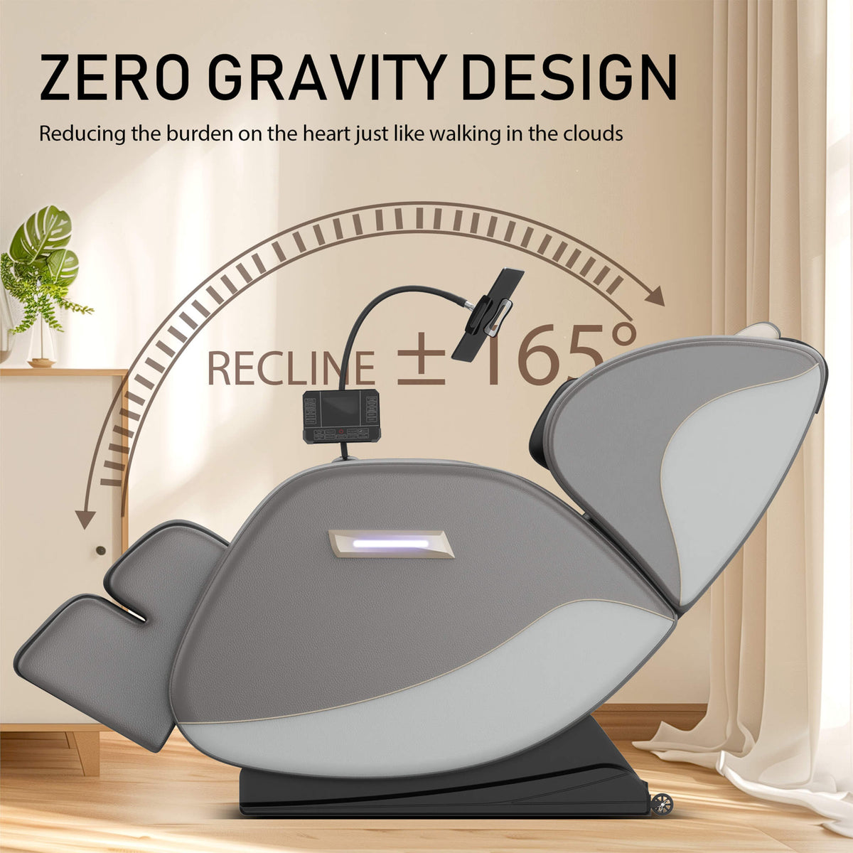 Opulence Zero-Gravity Massage Recliner Chair With Bluetooth Audio