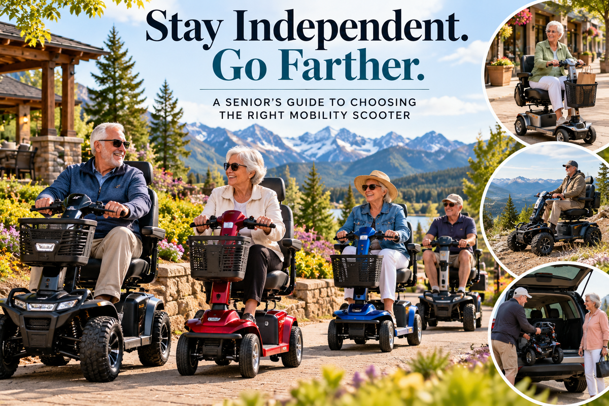 Choosing the Right Mobility Scooter for Comfort, Confidence & Independence