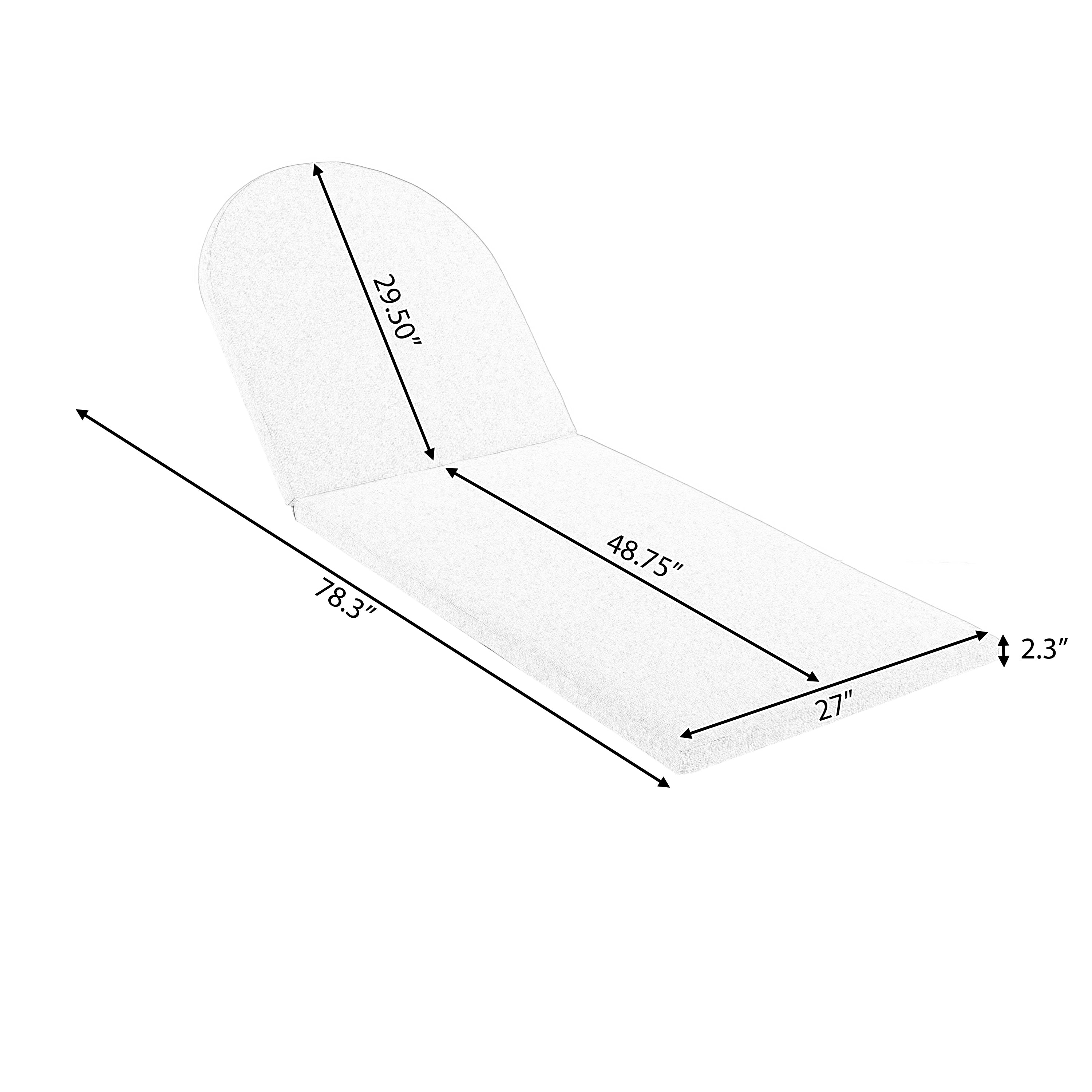 Outdoor Rope Chaise Lounge Set, Patio Lounge Chairs with Teak Look Wood Side Table