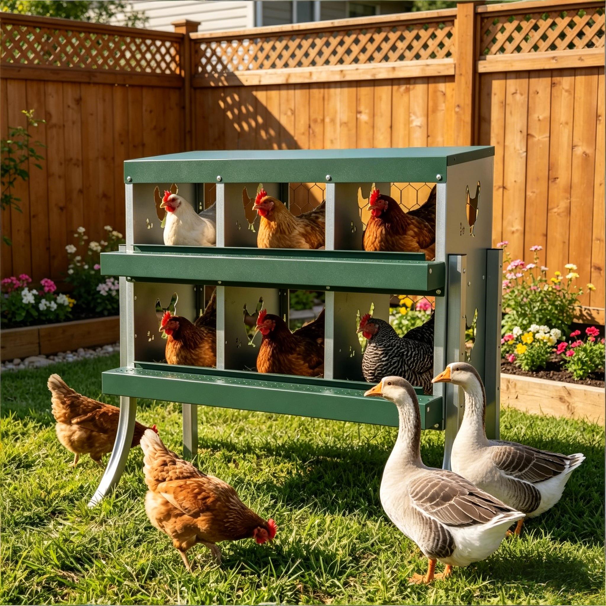 Outdoor Egg Laying Boxes, Metal Nesting Boxes, Chicken Nesting Boxes