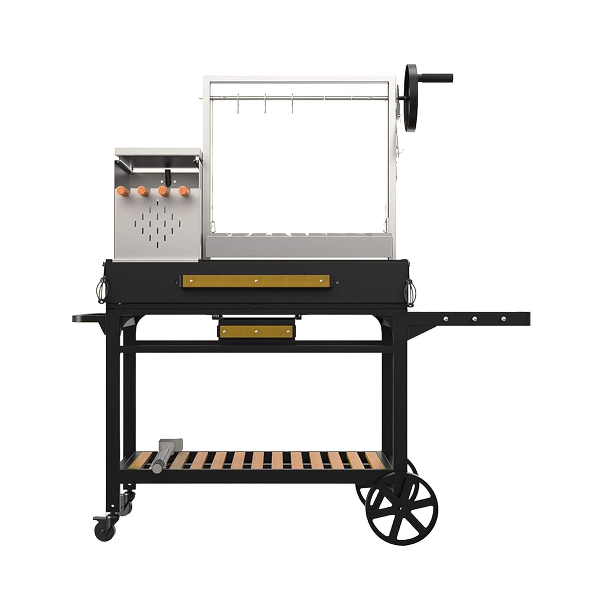 [05X03FT] Heavy-Duty Argentine Santa Maria All-In-One BBQ Grill With Brasero