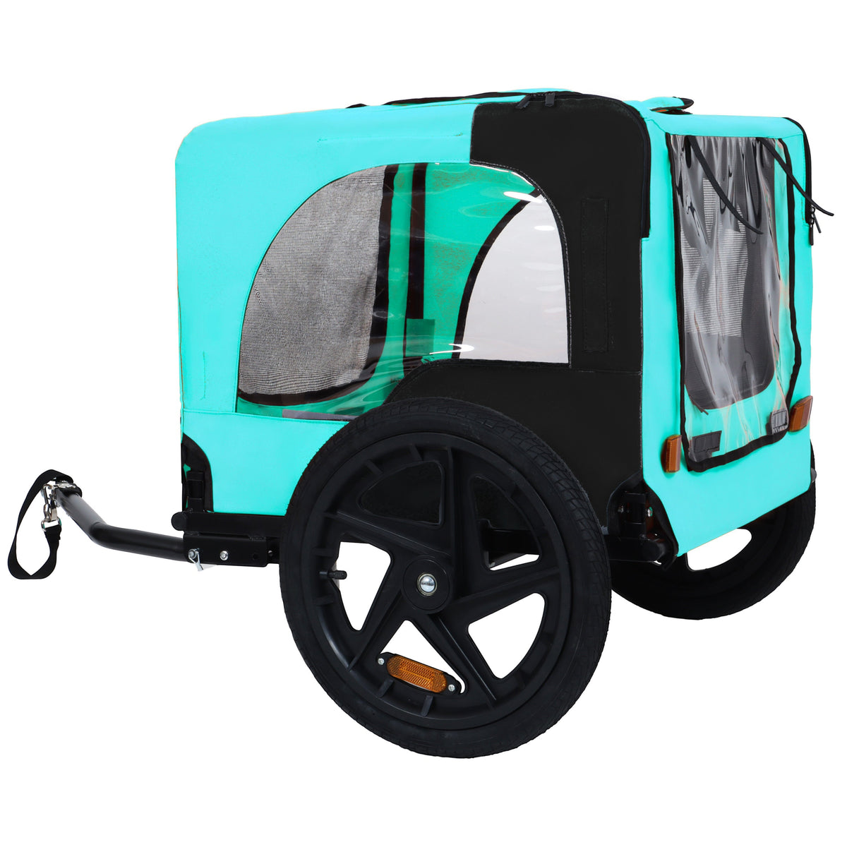 Pet Bike Trailer with Steel Frame and Waterproof Canopy - Outdoor