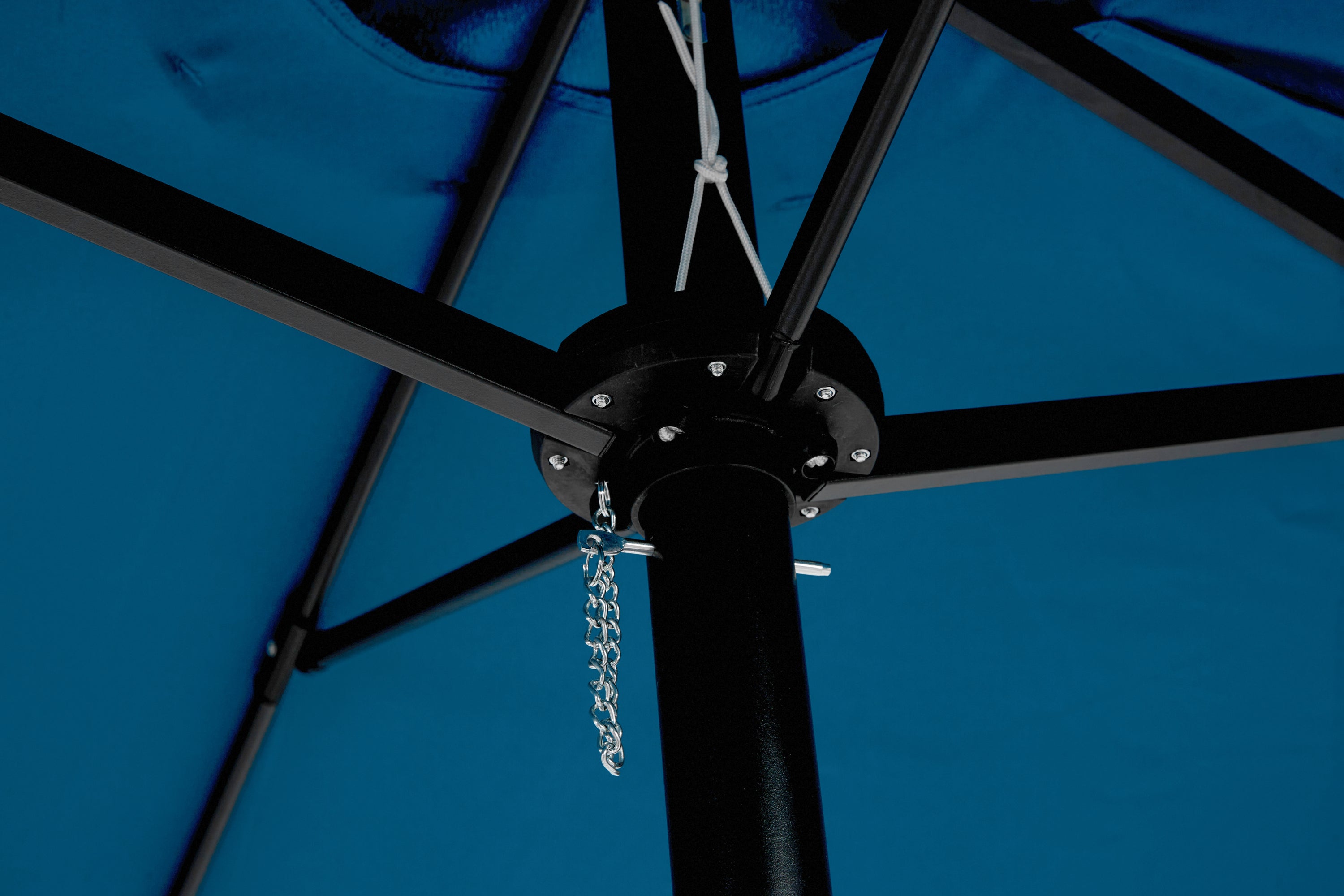 14.8 Ft Double Sided Outdoor Umbrella Rectangular Large with Crank